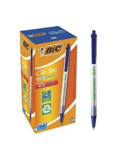   Golyóstoll, 0,32 mm, nyomógombos, BIC "Clic Stic ecolutions", kék (BC8806891)