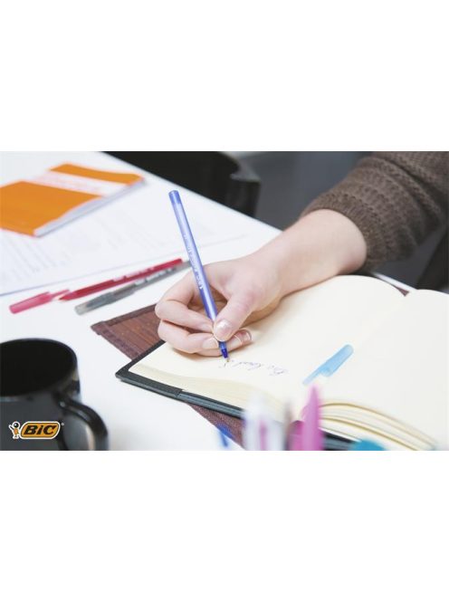 Golyóstoll, 0,32 mm, kupakos, BIC "Round Stic Classic", kék (BC921403)