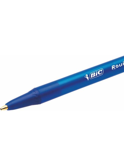 Golyóstoll, 0,32 mm, nyomógombos, BIC "Round Stic Clic", kék (BC926376)