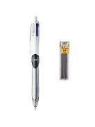 Golyóstoll, háromszínű, nyomósirónnal egyben, BIC "4 Colours" + grafitbél (BC942103)