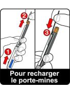 Golyóstoll, háromszínű, nyomósirónnal egyben, BIC "4 Colours" + grafitbél (BC942103)