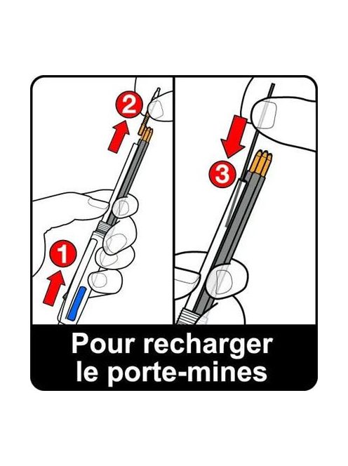Golyóstoll, háromszínű, nyomósirónnal egyben, BIC "4 Colours" + grafitbél (BC942103)