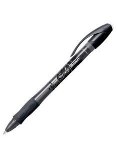   Rollertoll, törölhető, 0,35 mm, kupakos, BIC "Gel-ocity Illusion", fekete (BC943441)