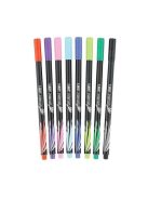 Tűfilc, 0,4 mm, BIC "Intensity", 8 különböző szín (BC946047K)