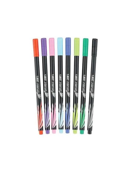 Tűfilc, 0,4 mm, BIC "Intensity", 8 különböző szín (BC946047K)