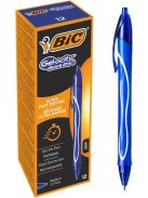 Zseléstoll, 0,3 mm, nyomógombos, BIC "Gel-ocity Quick Dry", kék (BC950442)