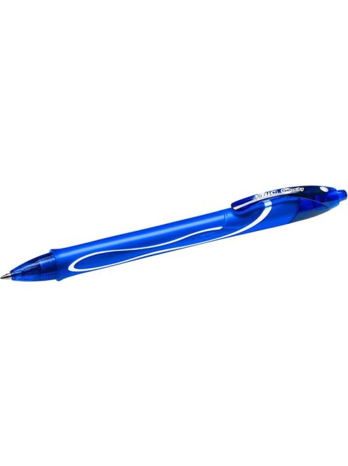Zseléstoll, 0,3 mm, nyomógombos, BIC "Gel-ocity Quick Dry", kék (BC950442)