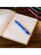 Zseléstoll, 0,3 mm, nyomógombos, BIC "Gel-ocity Quick Dry", kék (BC950442)