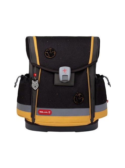 Iskolatáska, mágneszárral, BELMIL "Classy Plus Wolves Sand"