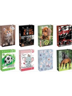 Füzetbox T-Creativ A/5 mintás fedelű