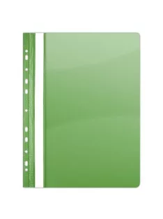 Gyorsfűző, lefűzhető, PVC, A4, DONAU, zöld (D1704Z)