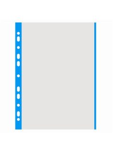   Genotherm, lefűzhető, színes szélű, A4, 40 mikron, narancsos felület, DONAU, kék (D1774K)