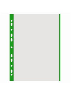   Genotherm, lefűzhető, színes szélű, A4, 40 mikron, narancsos felület, DONAU, zöld (D1774Z)