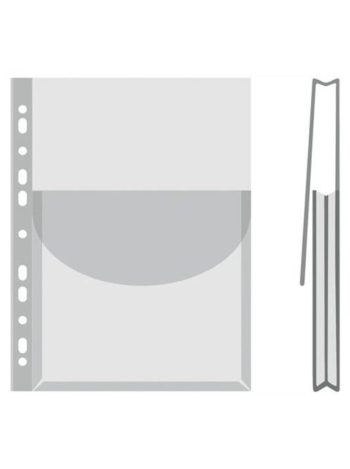 Katalógustartó genotherm, lefűzhető, A4, 170 mikron, víztiszta, 27 mm, DONAU (D1775)