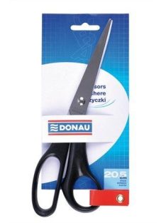 Olló, irodai, 20,5 cm, DONAU, fekete (D20) (D20)