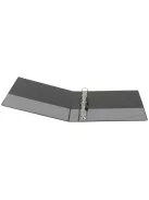 Gyűrűs könyv, panorámás, 4 gyűrű, D alakú, 44 mm, A4, PP, DONAU, kék (D278825K)