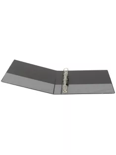   Gyűrűs könyv, panorámás, 4 gyűrű, D alakú, 44 mm, A4, PP, DONAU, kék (D278825K)