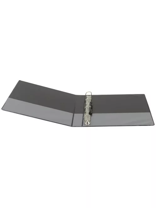 Gyűrűs könyv, panorámás, 4 gyűrű, D alakú, 44 mm, A4, PP, DONAU, kék (D278825K)