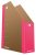 Iratpapucs, karton, 80 mm, DONAU "Life", neon rózsaszín (D3550R)