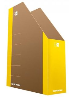   Iratpapucs, karton, 80 mm, DONAU "Life", neon sárga (D3550S)
