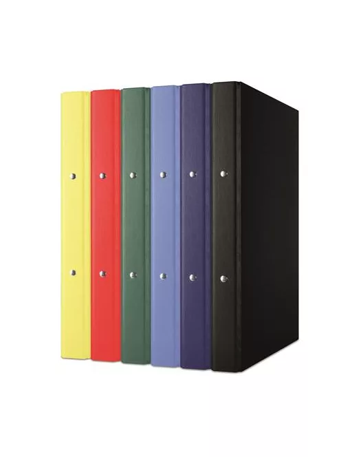 Gyűrűs könyv, 2 gyűrű, 35 mm, A4, PP/karton, DONAU, citromsárga (D3732S)