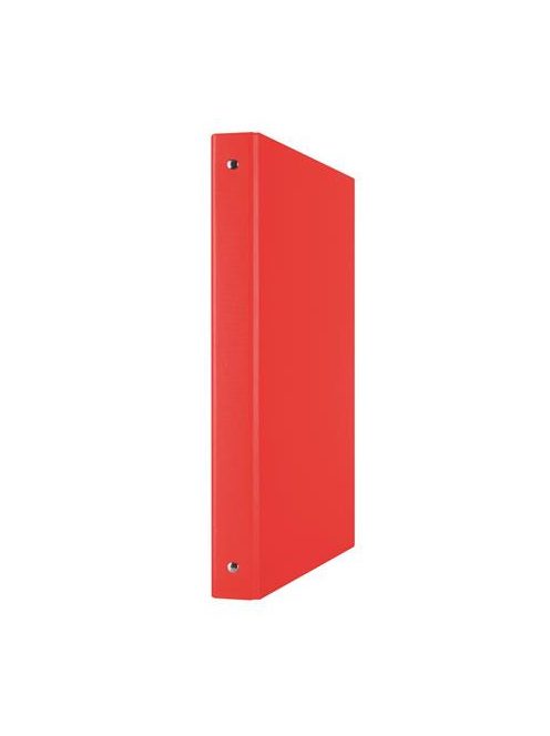 Gyűrűs könyv, 4 gyűrű, 35 mm, A4, PP/karton, DONAU, piros (D3733P)