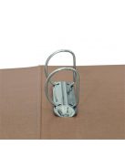 Gyűrűs könyv, 2 gyűrű, D alakú, 50 mm, A4, karton, DONAU "Life", neon kék (D3835K)