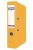 Iratrendező, 75 mm, A4, PP/karton, élvédő sínnel,  DONAU "Life", neon sárga (D3969NS)