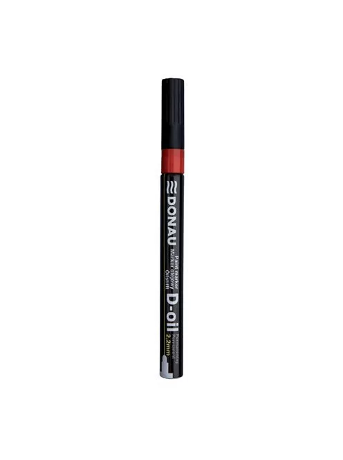Lakkmarker, 2,2 mm, S, DONAU "D-oil", piros (D7366P)