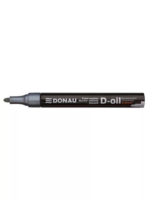 Lakkmarker, 2,8 mm, M, DONAU "D-oil", ezüst (D7367EZ)