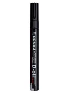 Lakkmarker, 2,8 mm, M, DONAU "D-oil", fekete (D7367FK)