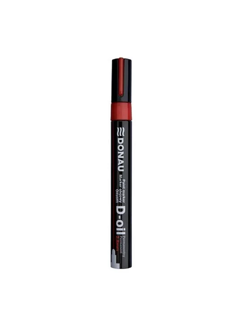 Lakkmarker, 2,8 mm, M, DONAU "D-oil", piros (D7367P)