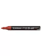 Lakkmarker, 2,8 mm, M, DONAU "D-oil", piros (D7367P)