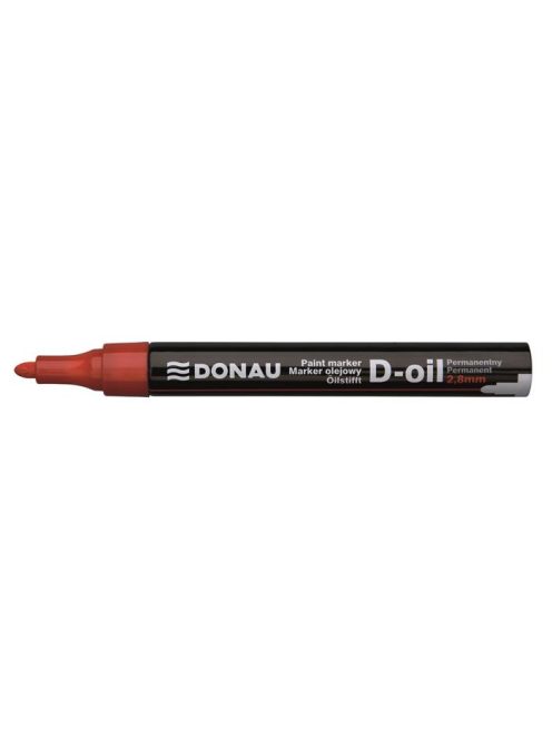 Lakkmarker, 2,8 mm, M, DONAU "D-oil", piros (D7367P)