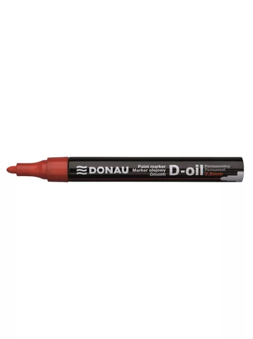 Lakkmarker, 2,8 mm, M, DONAU "D-oil", piros (D7367P)