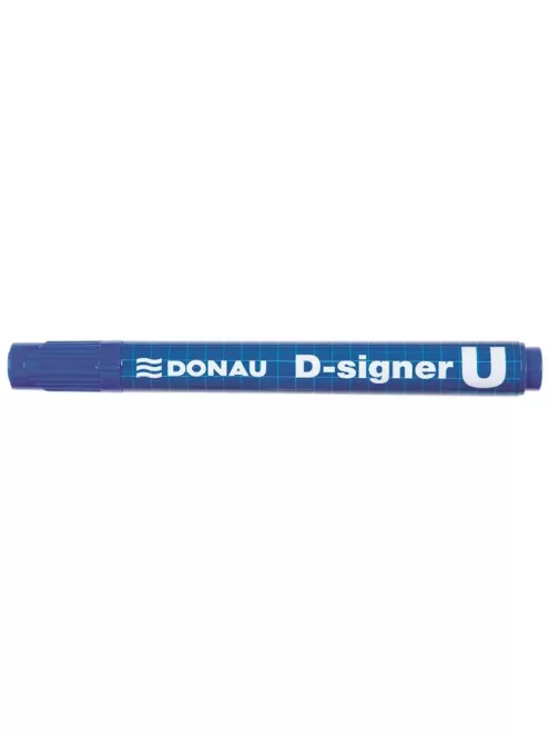 Alkoholos marker, 2-4 mm, kúpos, DONAU "D-signer U", kék (D7371K)