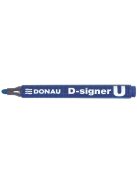 Alkoholos marker, 2-4 mm, kúpos, DONAU "D-signer U", kék (D7371K)