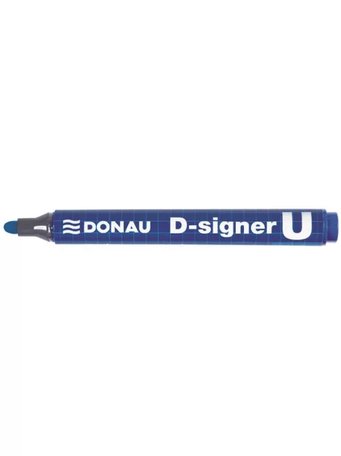 Alkoholos marker, 2-4 mm, kúpos, DONAU "D-signer U", kék (D7371K)