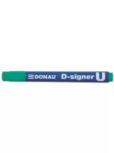   Alkoholos marker, 2-4 mm, kúpos, DONAU "D-signer U", zöld (D7371Z)