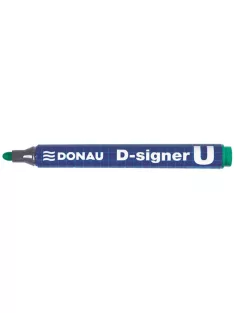   Alkoholos marker, 2-4 mm, kúpos, DONAU "D-signer U", zöld (D7371Z)
