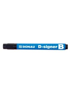   Táblamarker, 2-4 mm, kúpos, DONAU "D-signer B"", fekete (D7372FK)
