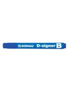 Táblamarker, 2-4 mm, kúpos, DONAU "D-signer B", kék (D7372K)