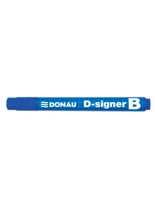Táblamarker, 2-4 mm, kúpos, DONAU "D-signer B", kék (D7372K)