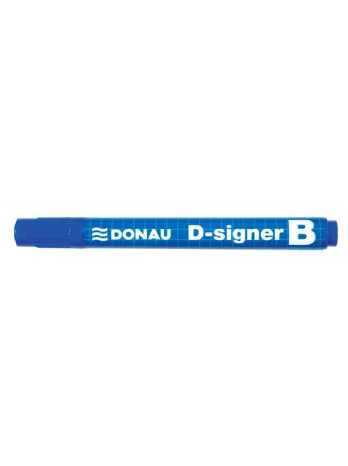 Táblamarker, 2-4 mm, kúpos, DONAU "D-signer B", kék (D7372K)