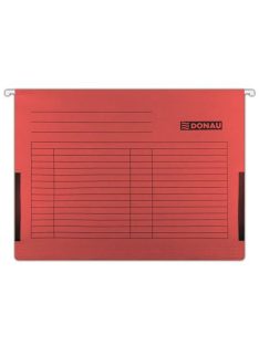   Függőmappa, oldalvédelemmel, karton, A4, DONAU, piros (D7420P25)