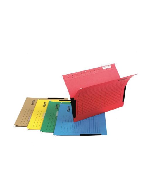 Függőmappa, oldalvédelemmel, karton, A4, DONAU, piros (D7420P25)