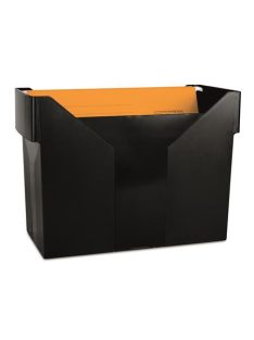   Függőmappa tároló, műanyag, 5 db függőmappával, DONAU, fekete (D7422FK)