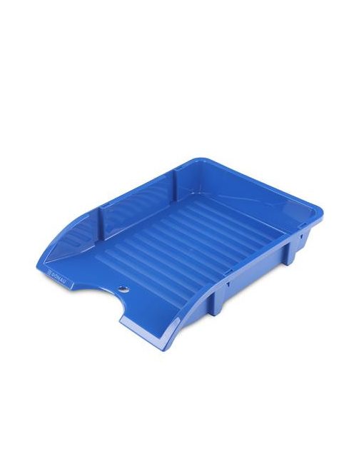 Irattálca, műanyag, törhetetlen, DONAU "Solid", kék (D745K)