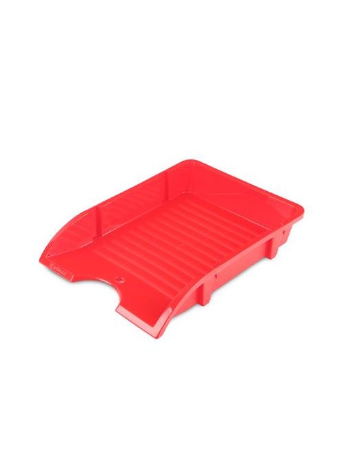 Irattálca, műanyag, törhetetlen, DONAU "Solid", piros (D745P)