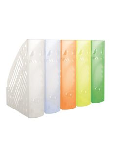   Iratpapucs, műanyag, 70 mm, DONAU, áttetsző kék (D74621K)